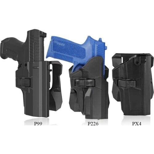 Tactical Military Gun Holster Right Hand Pistol Waist Belt Holsters for Walther P99 SIG SAUER P226 Beretta PX4 Storm Gun Case