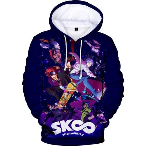 2021 Anime Sk8 Cartoon 3D Hoodies Sweatshirts Printed Boys Girls Pullovers SDtreetwear Long Sleeves Harajuku Children Clothes