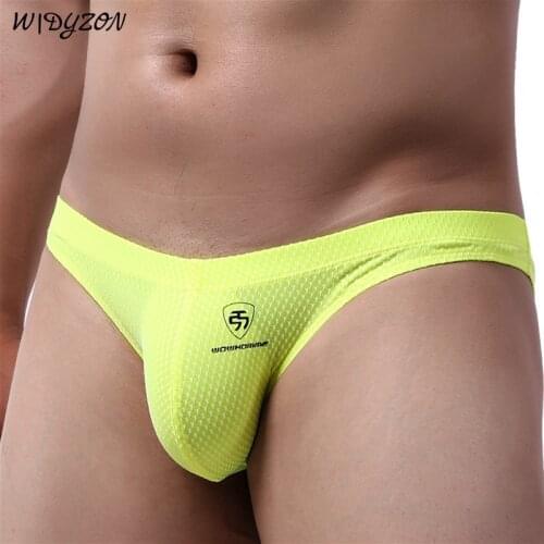 WIDYZON Sexy Underwear Men Jockstraps Bulge Pouch Men Thongs Cuecas Breathable Bikini G-strings Gay Sissy Tanga Hombre