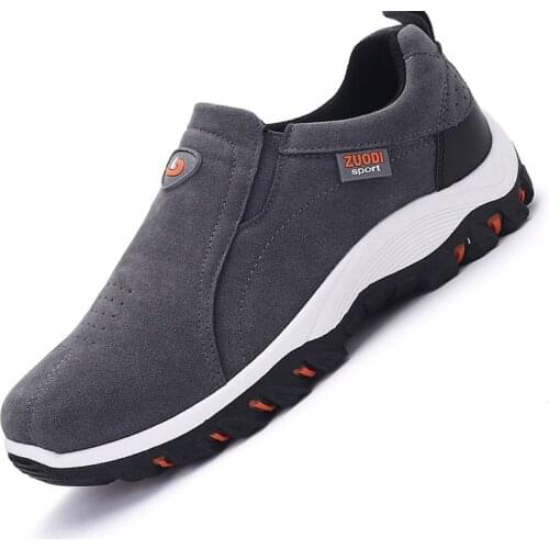 Nice New Loafers Sneakers For Men Shoes Outdoors Breathable Flock Male Footwear Walking Comfortable Slip-On Shoes Men