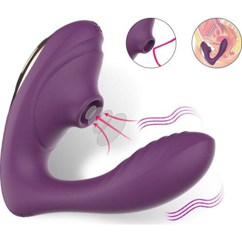 Vagina Sucking Vibrator 10 Speeds Vibrating Sucker Oral Sex Suction Clitoris Stimulator Erotic Sex Toy for Women Sexual Wellness