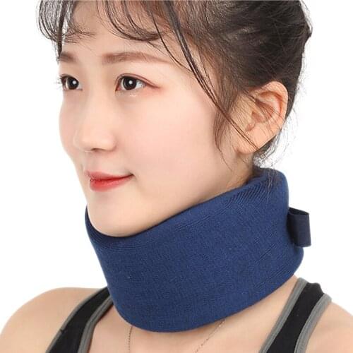 YXTC Neck Brace Foam Cervical Collar Adjustable Spinal Support Can Be Used While Sleeping and Relieves Pain, Pressure