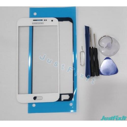 10 PCS/LOT For Samsung Galaxy E5 E500 E500F E500M, Alpha G850 Front Glass Touch Screen Panel Digitizer Sensor Replace Glass