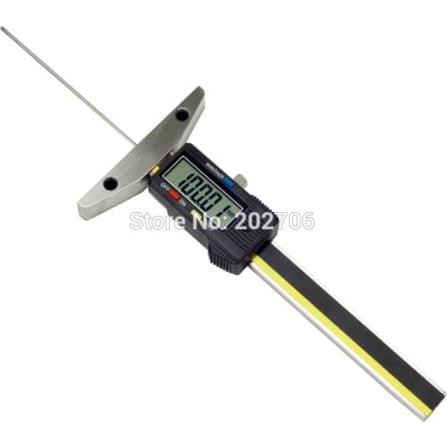 100mm Digital Depth Gauge with Thin Rod electronic tire tread depth gauge 0-100mm Digital Thin Rod Depth Gauges
