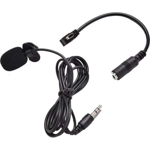 3.5mm Active Clip Microphone With Mini USB Audio Adapter Mic Cable For Gopro Hero 3 3+ 4 Action Camera Accessories Kit