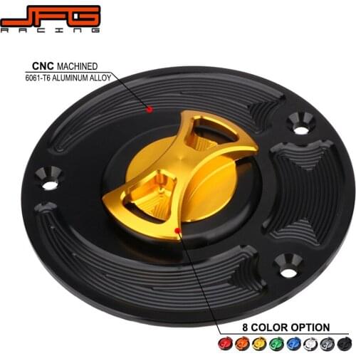 Motorcycle Aluminum Gas Fuel Tank Cap Cover For SUZUKI GSXR600 GSXR750 GSXR1000 GSXR1300 Gladius SV650 SV1000 GSF650F Bandit