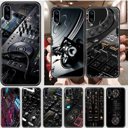 Music DJ Controller Mixer Phone case For Huawei Honor 6 7 8 9 10 10i 20 A C X Lite Pro Play black pretty cell cover fashion
