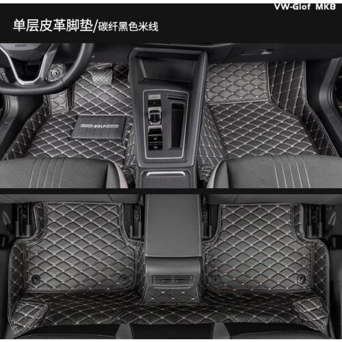For Volkswagen Golf 8 foot pad 2021 Golf 8 MK8 R interior modification special full surround trunk pad car accessories