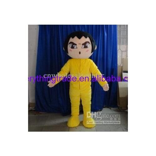 Hot sale Cute Character Adult lovely Kung fu Li xiaolong Bruce Mascot Costume fancy dress Halloween party costume