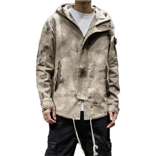LAYRET Mens Camouflage Jackets