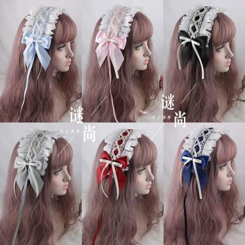 Lolita Lolita Hair Band Daily Life Versatile Lo Mother Headdress Can Take a Angel Handle Poison Mushroom