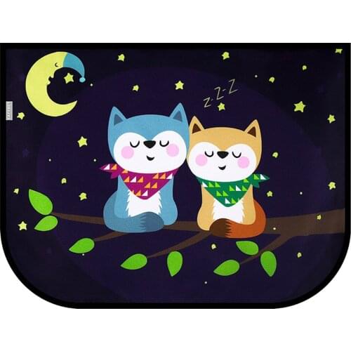 Cartoon Car Curtain Auto blinds Magnetic Car Cover Sunshade Curtain Window Sun Visor Protector for Baby Children Universal