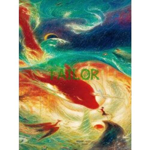 Wall stickers Cross stitch 5D diamond painting kit set Full square haft diamentowy Cuadros tools animal fish Mosaic art colours