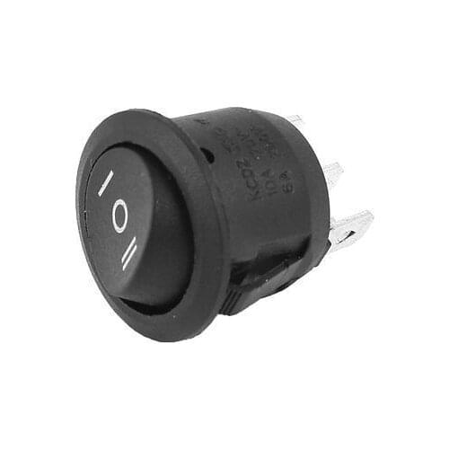 NEW!Black AC 250V/6A 125V/10A 3 Terminals Pin SPDT on-off-on Boat Rocker Switches