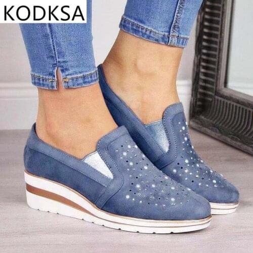 Autumn Women Flat Bling Sneakers Casual Vulcanized Shoes Female Lace Up Ladies Platform Comfort Crystal Loafers Fashion Shoes