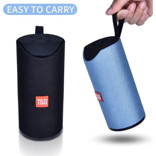 TG Bluetooth Speaker Portable Outdoor Loudspeaker Wireless Mini Column 3D 10W Stereo Music Surround Support FM TFCard Bass Box
