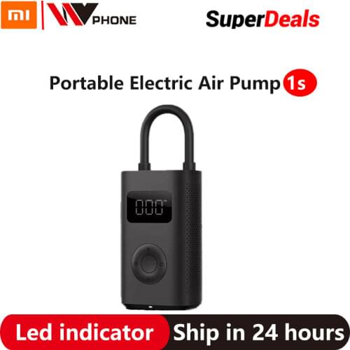 Xiaomi Mijia Portable Electric Pump Air Compressor Smart Digital Tire Sensor Mi Inflatable Treasure for Motorcycle Car Soccer