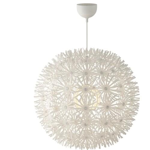 Post Modern PVC LED Pendant Light Creative Home Decoration Nordic Dia.55cm 80cm Droplight White E0 grade Plastic Hanging Light