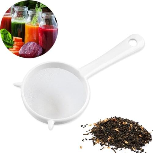 Handheld Plastic Tea Leaf Strainer Multi-Functional Filter Spoon Stainless Steel Fine Mesh Spoon Home Kitchen Gadgets Cook Tool