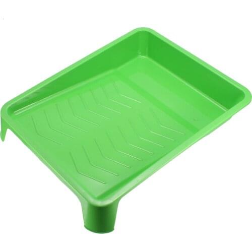 Uxcell Paint Roller Tray for 9 Inch Plastic Liner to Painting Brush Green home touch-ups and home renovations etc. 2pcs