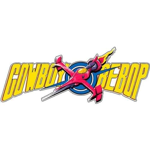 Personality Cowboy Bebop Logo Car Sticker Vinyl Graphics RV VAN Car JDM Accessories Waterproof Graphics Comic Sign Apply To Car