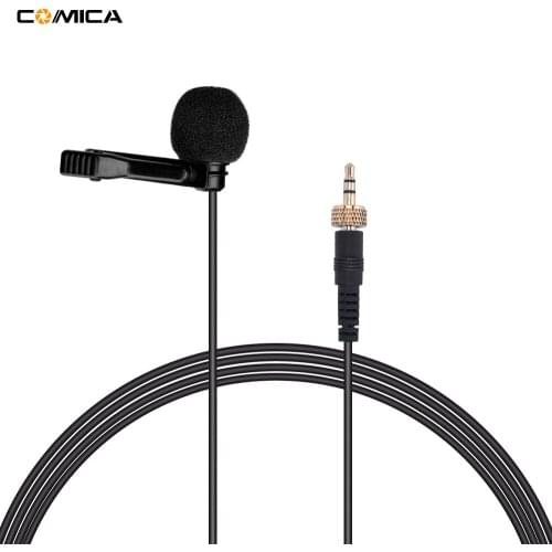 COMICA CVM-M-O1 3.5mm Omnidirectional Microphone Input Line Cable for Sennheiser COMICA Wireless Microphones