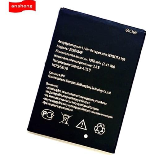 High Quali 1950mAh 305878AR Battery For SENSEIT A109 Smartphone