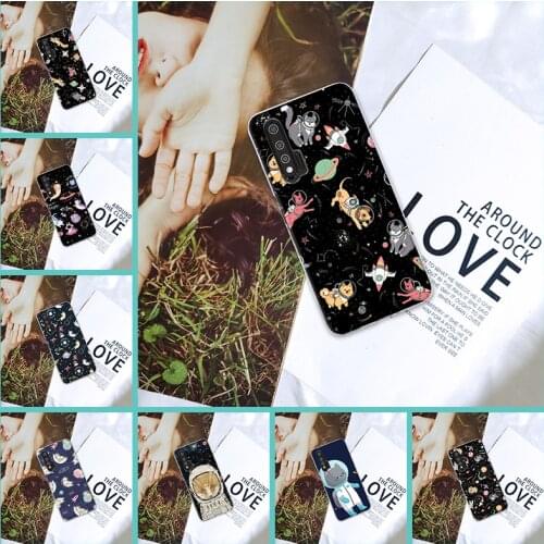Back Cover For Huawei Nova 7 6 Se Pro 5G Cat Space Cute Dog Funny Star Fox Silicone For Huawei Nova 5t 5i 5 Pro 5z Phone Case