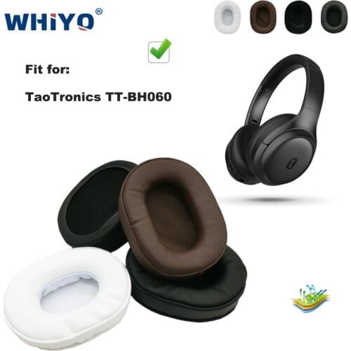 Replacement Ear Pads for TaoTronics TT-BH060 TT BH060 BH 060 Headset Parts Leather Cushion Velvet Earmuff Headset Sleeve Cover