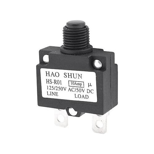 Spare Part 2 Pins HS-R01 Momentary Press Button Switch 125/250VAC 50VDC