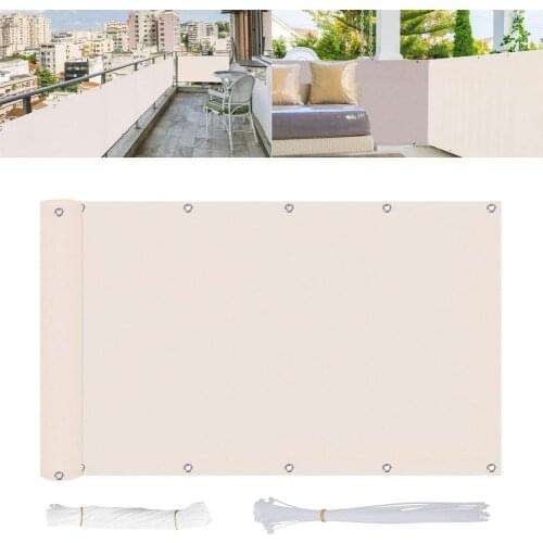 Balcony Shade Net Balcony Privacy Screen Cover Weatherproof Windscreen For Outdoor Backyard Patio Sun Shading Net