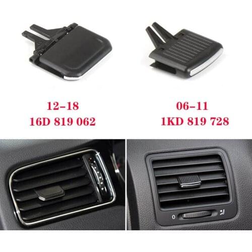 Black ABS Front Air Conditioning A/C Air Vent Outlet Tab Clip Repair Kit for Volkswagen Sagitar