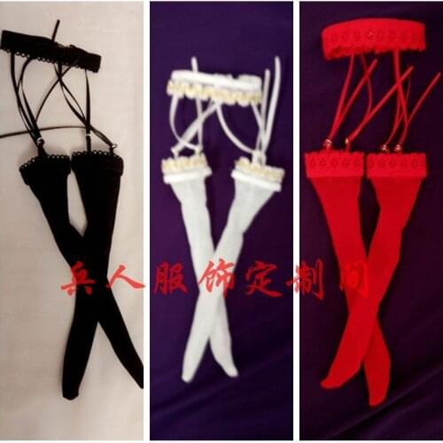 1/6th Black Sexy Stockings Model for 12" Phicen Female Body Action Figure Doll