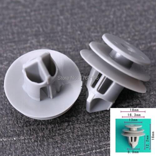 25x Interior Door Card Panel Grey Trim Clips 91560-slj-j01 for Honda Civic CR-V Accord Jazz