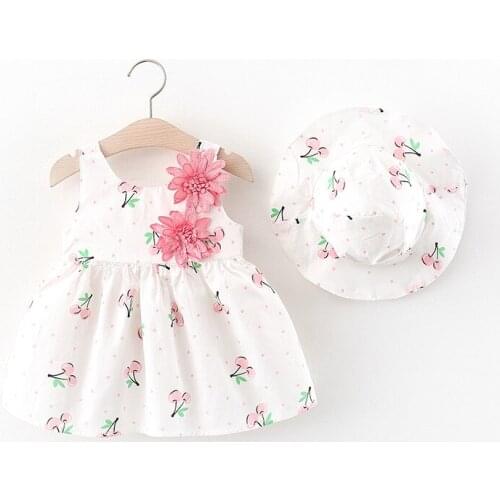 4 pieces/lot) 2021 New Arrival Girls Summer Dress 032904