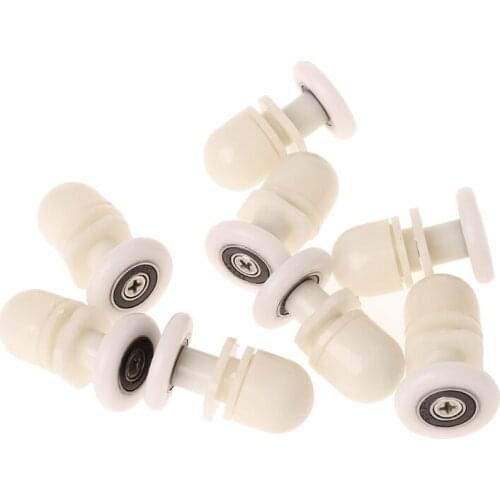 8 Pcs Shower Door Rollers Runners Wheels Pulleys Sliders Eccentric 20mm 25mm Diameter