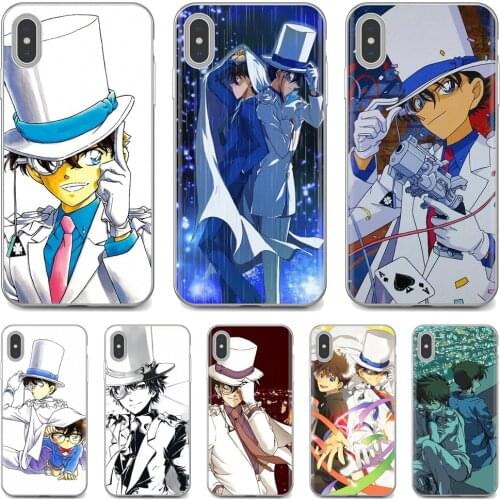 Soft TPU Case Magic Kaito Kid the Phantom Thief Anime For Samsung Galaxy Note 3 4 5 8 9 S3 S4 S5 Mini S6 S7 Edge S8 S9 S10 Plus