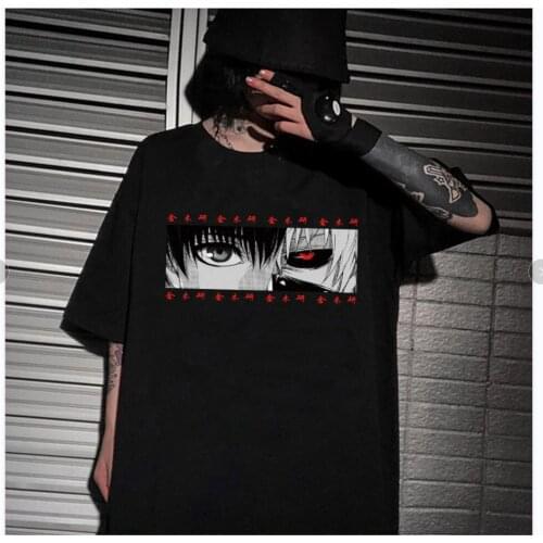 Hot Japanese Anime Tokyo Ghoul Casual O-neck T-shirt Unisex