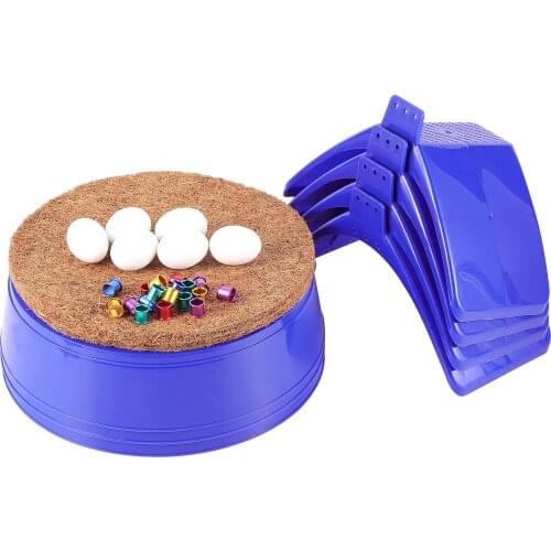 8mm pigeon foot ring bird breeding nest bird egg cushion pigeon rest frame solid plastic pigeon egg Bird set