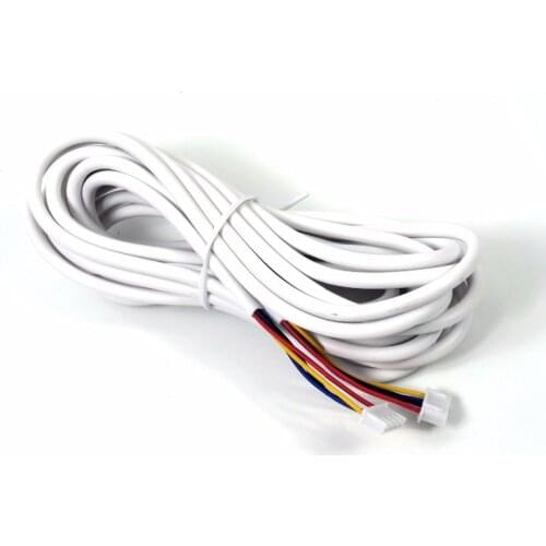CUSAM 15M 20M 30M 50M AVVR 4 Core Wire 4*0.12 Copper Line for Wired Video Intercom Video Door Phone Doorbell Intercom Cable