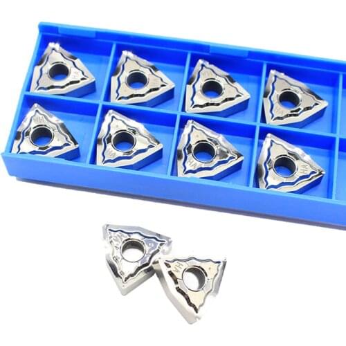 WNMG080408 HA H01 WNMG 080408 Aluminum cutter blade Insert Cutting Tool turning tool CNC Tools AL +TIN Alloy wood
