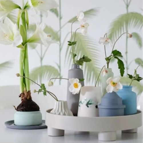 Multifunctional Storage Tray Fruit Holder Cup Drain Rack for Kitchen Home Tabletop Vase Tray Perfume Display Sundries Organizer