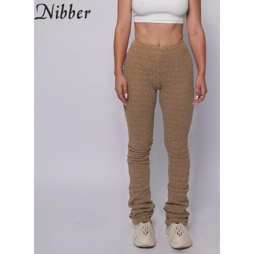 Женские трикотажные брюки NIBBER China At AliExpress