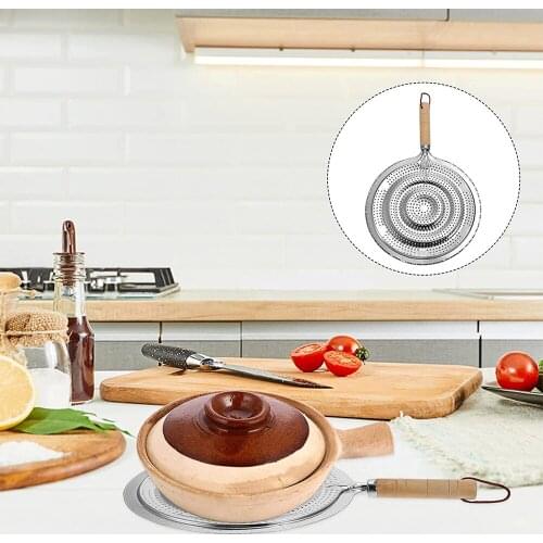 Pot Bottom Heating Diffusion Plate Cooking Stove Ring Converter Induction Cooker Wall Kitchen Heating Pan Tool 21cm