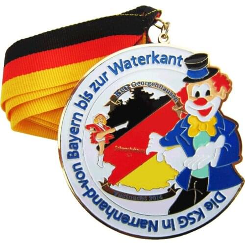 Custom Medal Ribbon Hot Sale 3D Metal Medal Free Design k200212