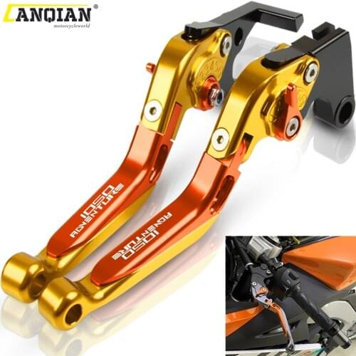 For ADVENTURE1050 2015 2016 Motorcycle CNC Adjustable Extendable Foldable Brake Clutch Levers ADVENTURE 1050 Handbrake