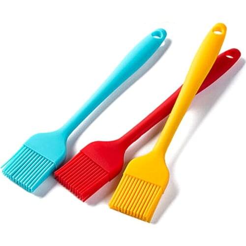 Food Grade Detachable BBQ Brush Silicone Oil Bottle Baking Brushes Cake Baking Liquid Honey Brush Basting Kitchen Accessories