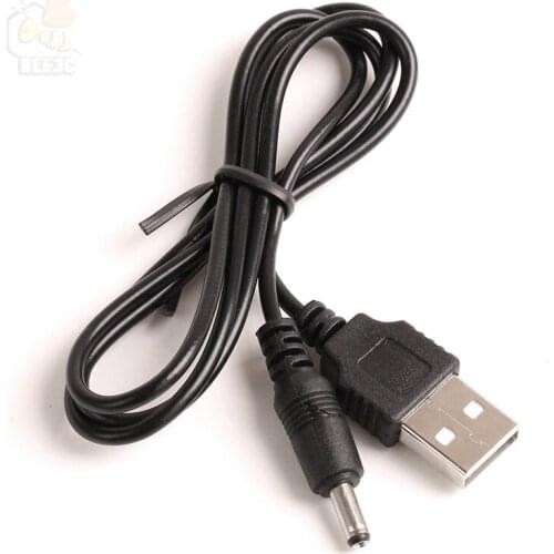 USB 2.0 A TYPE MALE TO 3.5 mm DC Power Plug Stereo Electronics Device Barrel Quick Connector 5V Cable 60cm 300pcs/lot