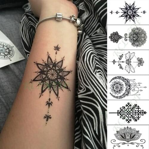 Waterproof Temporary Tattoo Sticker Flowers small size Fake Tatto Hand Arm Foot Flash Tatoo for Kid Girl Men Women