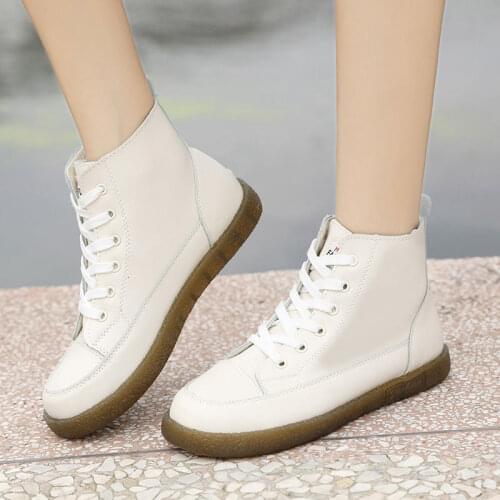 Ladies Short Boots Spring and Summer Soft Skin Soft Bottom Short Boots Fashion All-match Thigh High Boots Ankle Boots Size 35-41